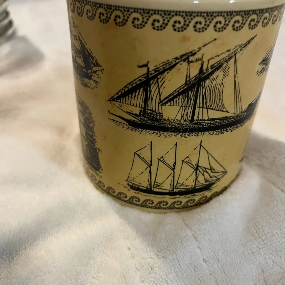 Russ Berrie Yellow Nautical Mug - Picture 5 of 6